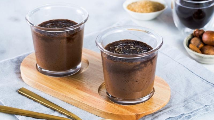 Čokoládové crème brûlée - recept Tefal Cook4Me+