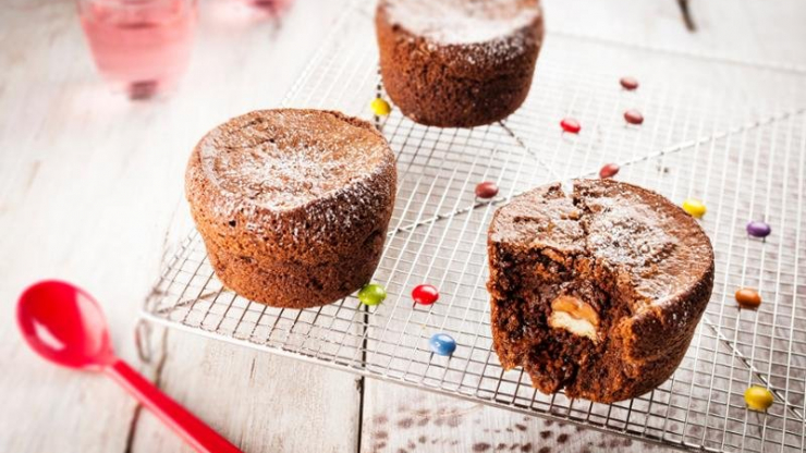 Čokoládový fondant s překvapením - recept Tefal Cook4Me+