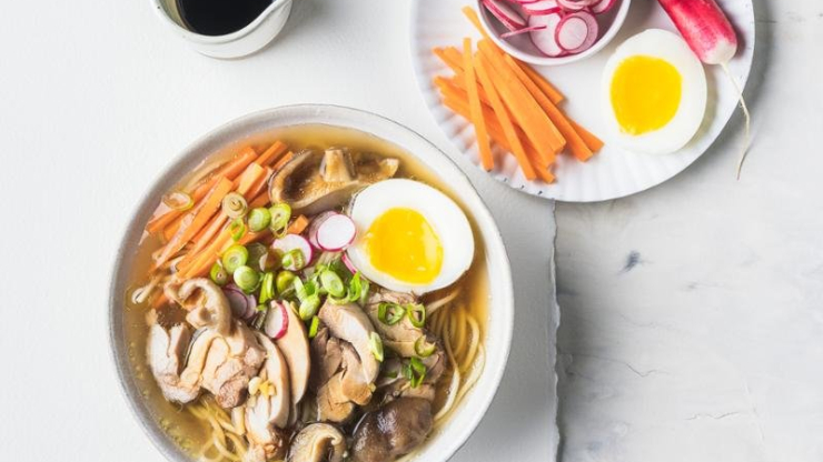 Letní studený ramen - japonský recept pro Multifunkční elektrický tlakový hrnec Tefal Cook4Me+ Touch CY912831