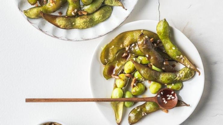 Expresní edamame - japonský recept pro Multifunkční elektrický tlakový hrnec Tefal Cook4Me+ Touch CY912831