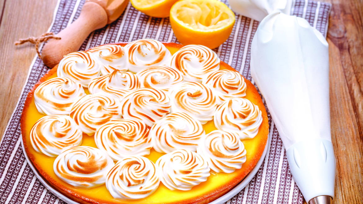 Citronový koláč se sněhem (meringue pie) - recept pro Masterchef Grande QB813