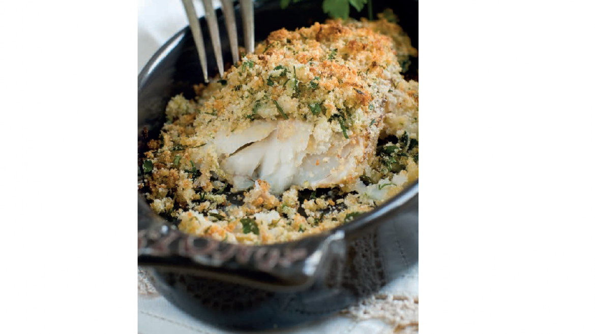 Obalovaná ryba na lůžku z brokolice - recept pro Tefal Easy Fry Oven & Grill