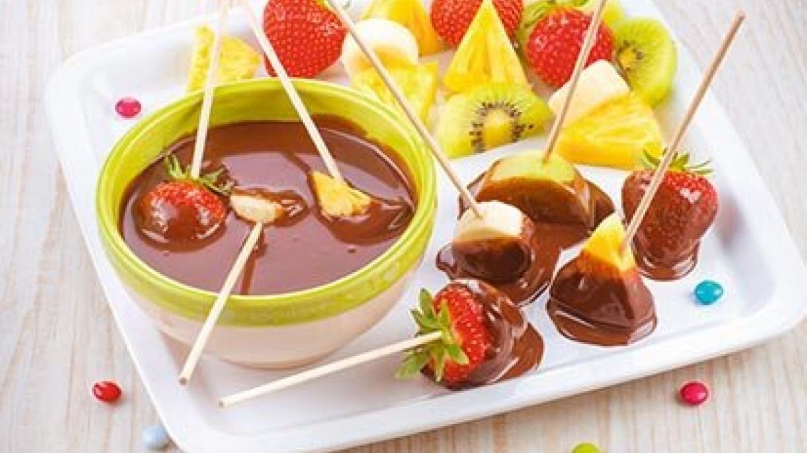 Čokoládová fondue - recept pro varný kuchyňský robot Tefal Click and Cook