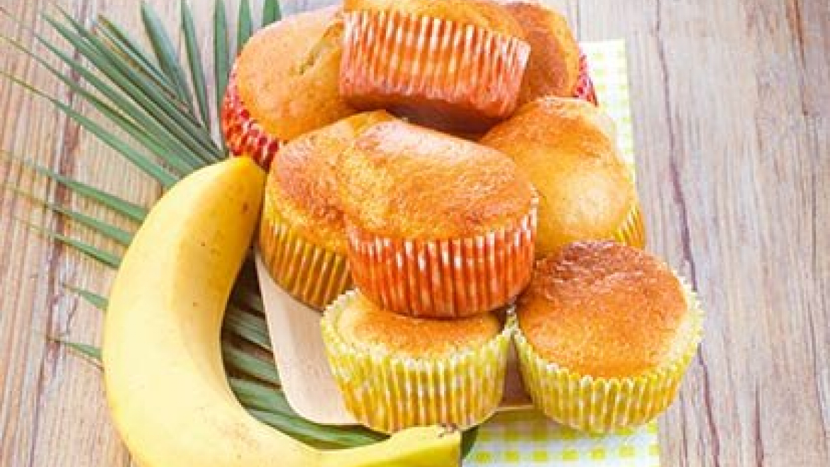 Banánové muffiny - recept pro varný kuchyňský robot Tefal Click and Cook