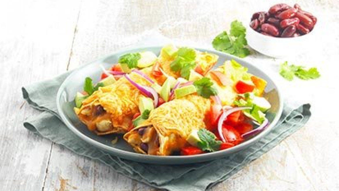 Kuřecí enchiladas - recept pro varný kuchyňský robot Tefal Click and Cook