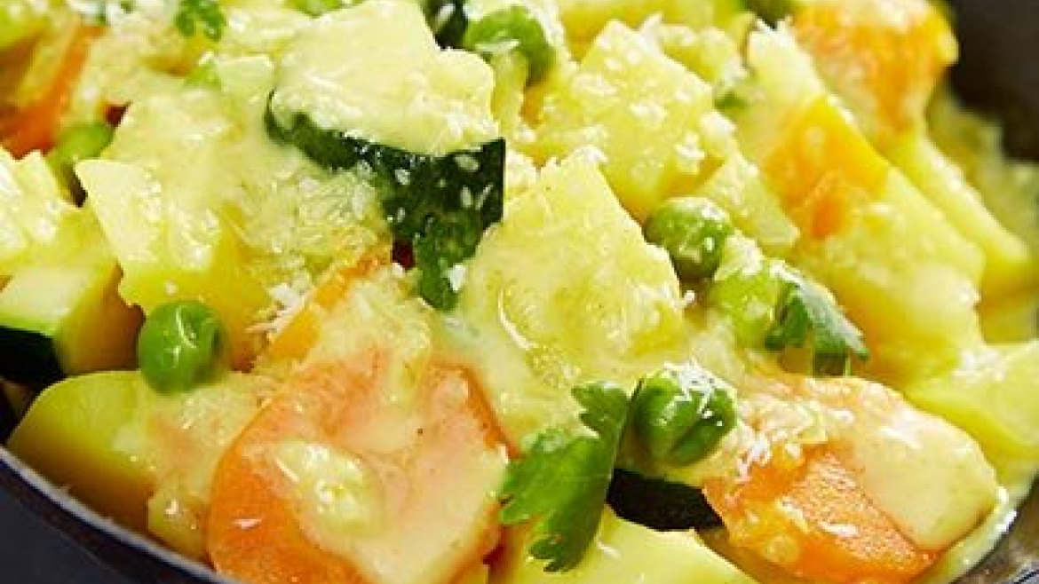 Indické zeleninové kari - recept pro varný kuchyňský robot Tefal Click and Cook