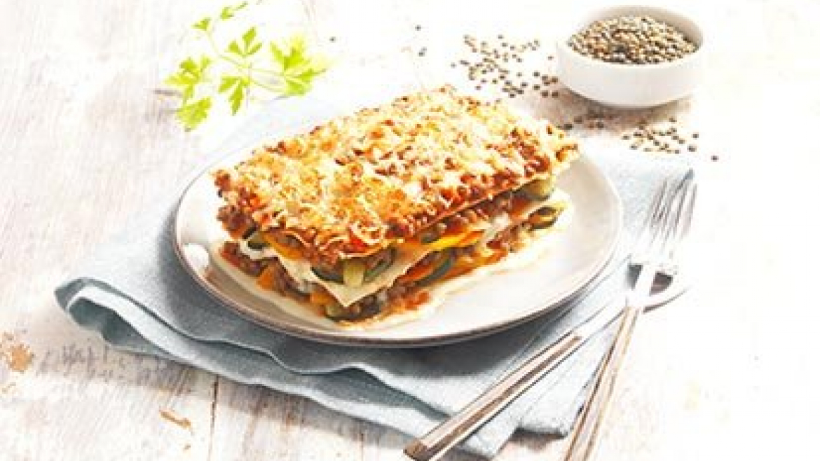 Vegetariánské lasagne - recept pro varný kuchyňský robot Tefal Click and Cook