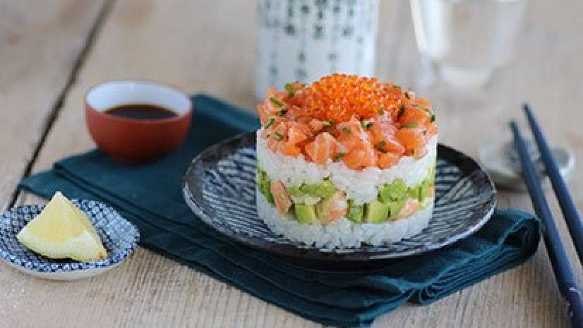 Sushi dort - recept pro varný kuchyňský robot Tefal Click and Cook