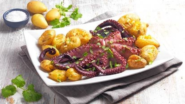 Polvo à lagareiro - recept pro varný kuchyňský robot Tefal Click and Cook