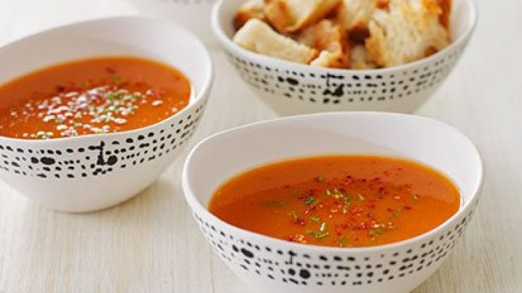 Krevetová polévka "Bisque" - recept pro varný kuchyňský robot Tefal Click and Cook