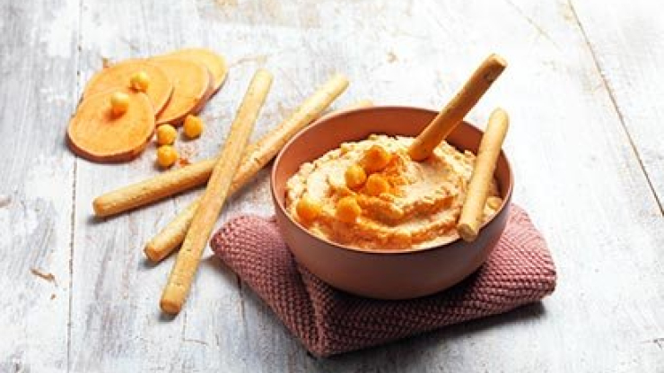 Hummus z batátů - recept pro varný kuchyňský robot Tefal Click and Cook