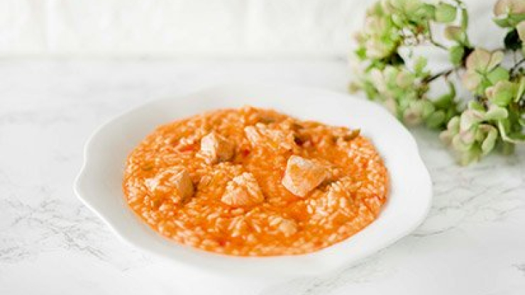 Rýže se zeleninou a kuřecím masem - recept pro varný kuchyňský robot Tefal Click and Cook