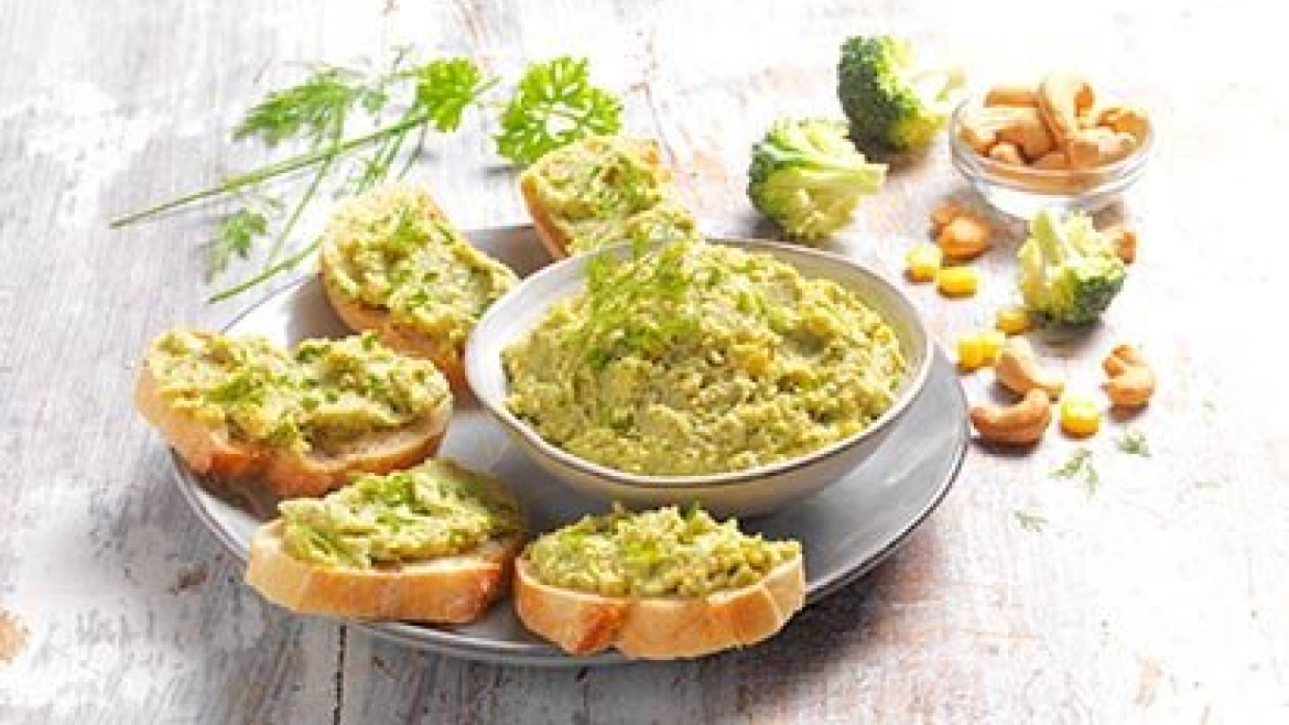 Brokolicová pomazánka s bylinkami - recept pro varný kuchyňský robot Tefal Click and Cook