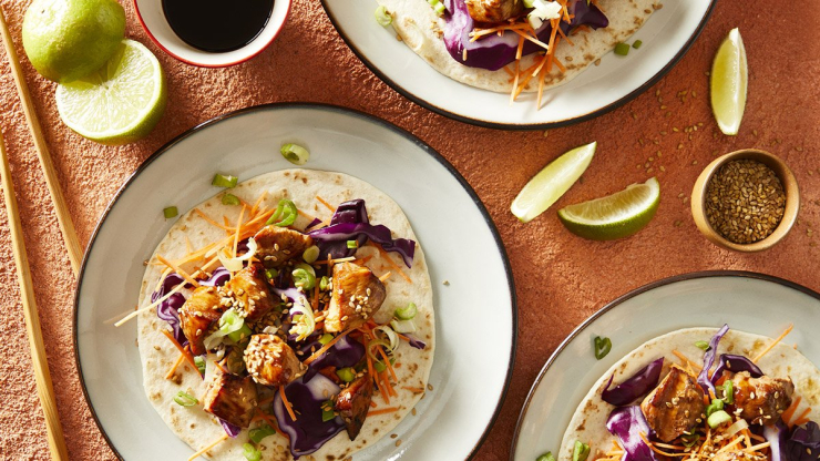 Kuřecí teriyaki tacos - valentýnský recept pro horkovzdušnou fritézu Tefal Easy Fry&Grill 2in1 Precision